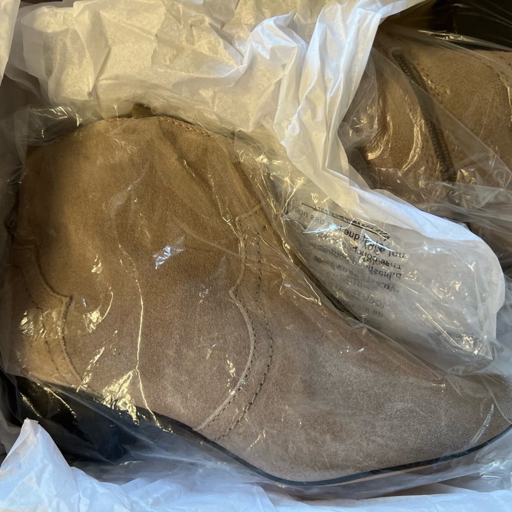 Schutz Cow Suede Booties